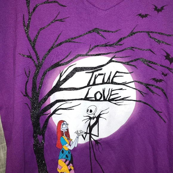 Disney Nightmare Before Christmas True Love Tee Women's L - Picture 4 of 9